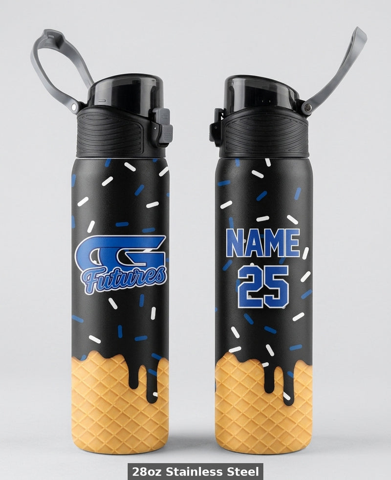 Futures Custom Water Bottle - Design 2