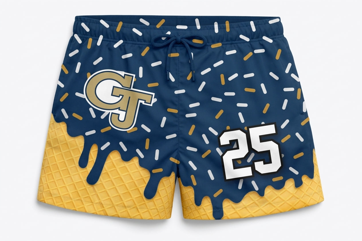 GA Jackets Custom Swim Trunks
