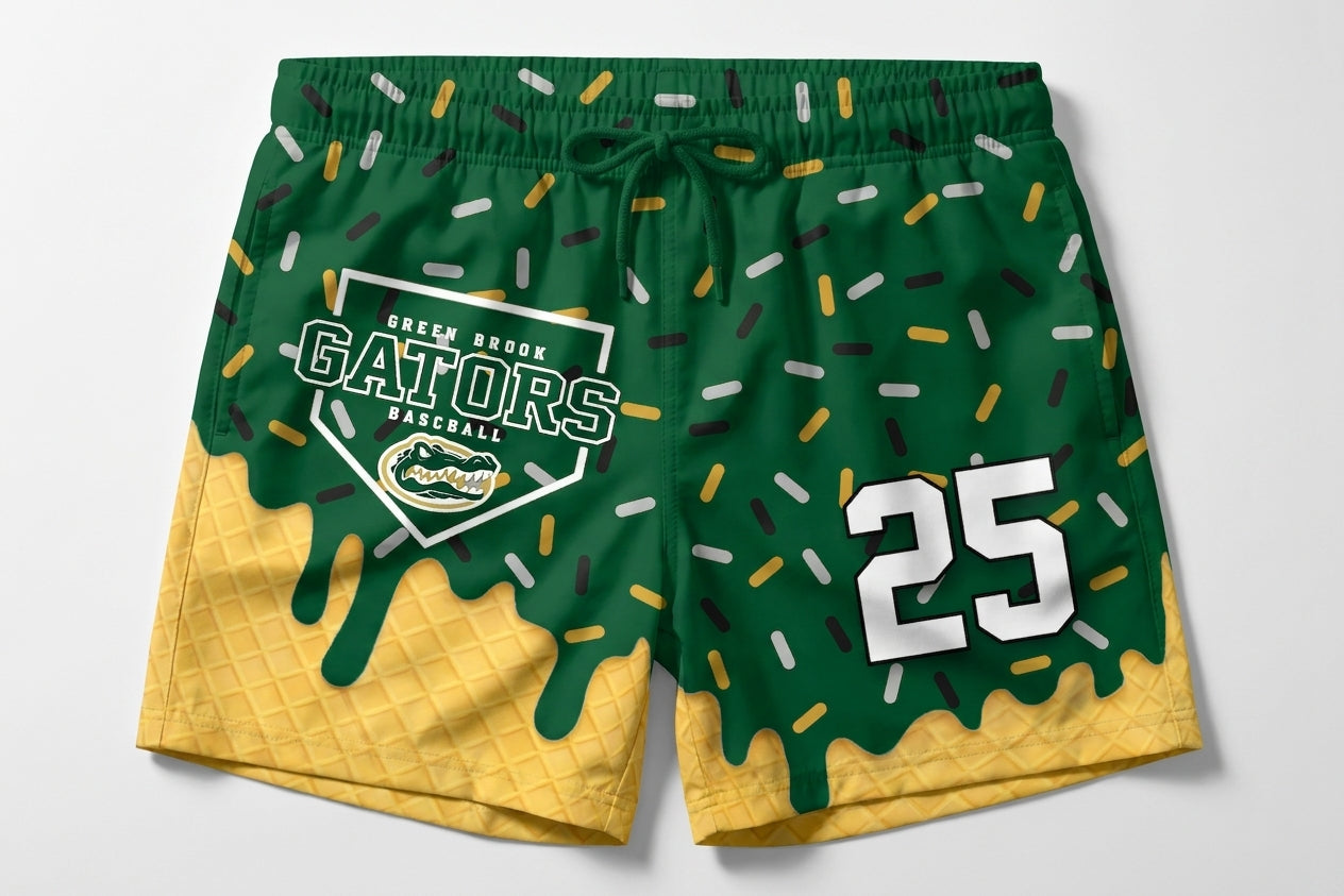 Gators Custom Swim Trunks
