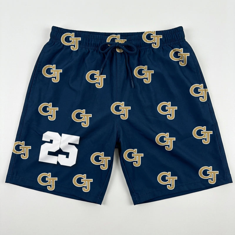 Georgia Jackets Custom Swim Trunks