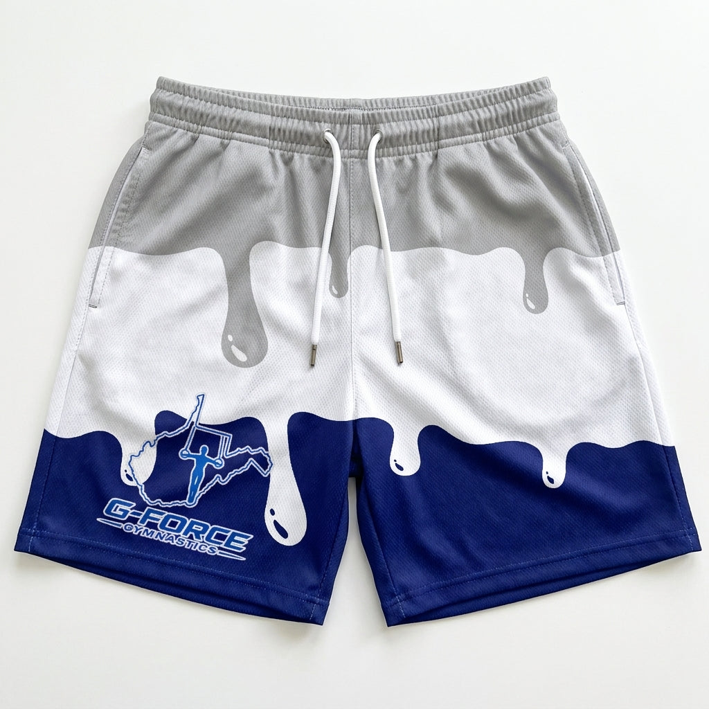 G-Force Gymnastics Custom Athletic Shorts - Design 10
