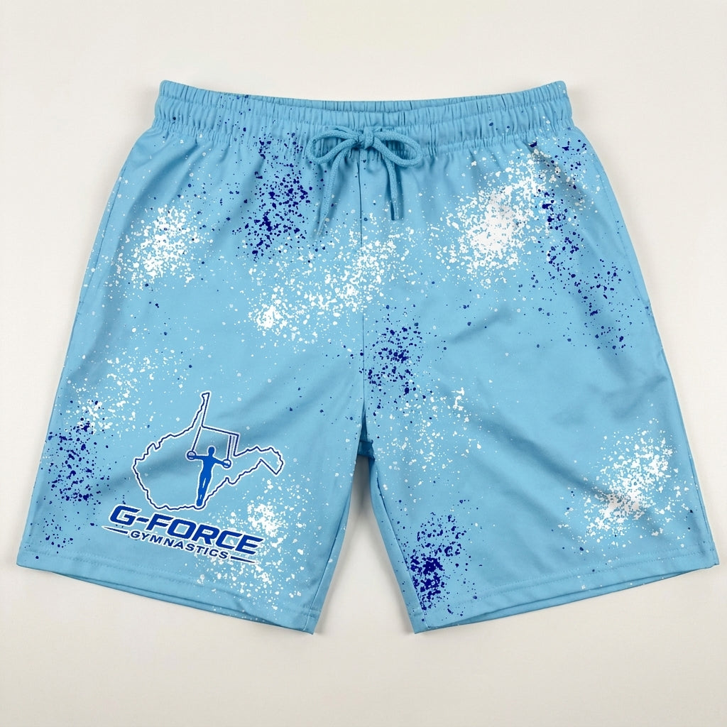 G-Force Gymnastics Custom Athletic Shorts - Design 11