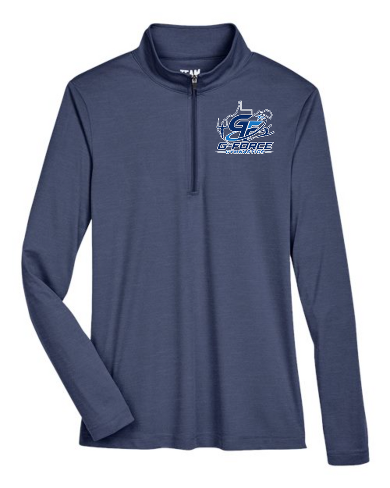 G-Force Gymnastics - Store Team 365 TT31HW Women's Zone Sonic Heather Performance Quarter-Zip Pullover