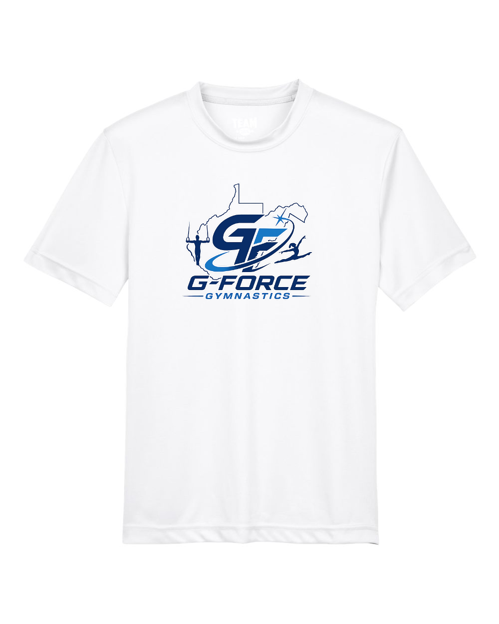 G-Force Gymnastics - Store Team 365 Youth Zone Performance T-Shirt - Design 3
