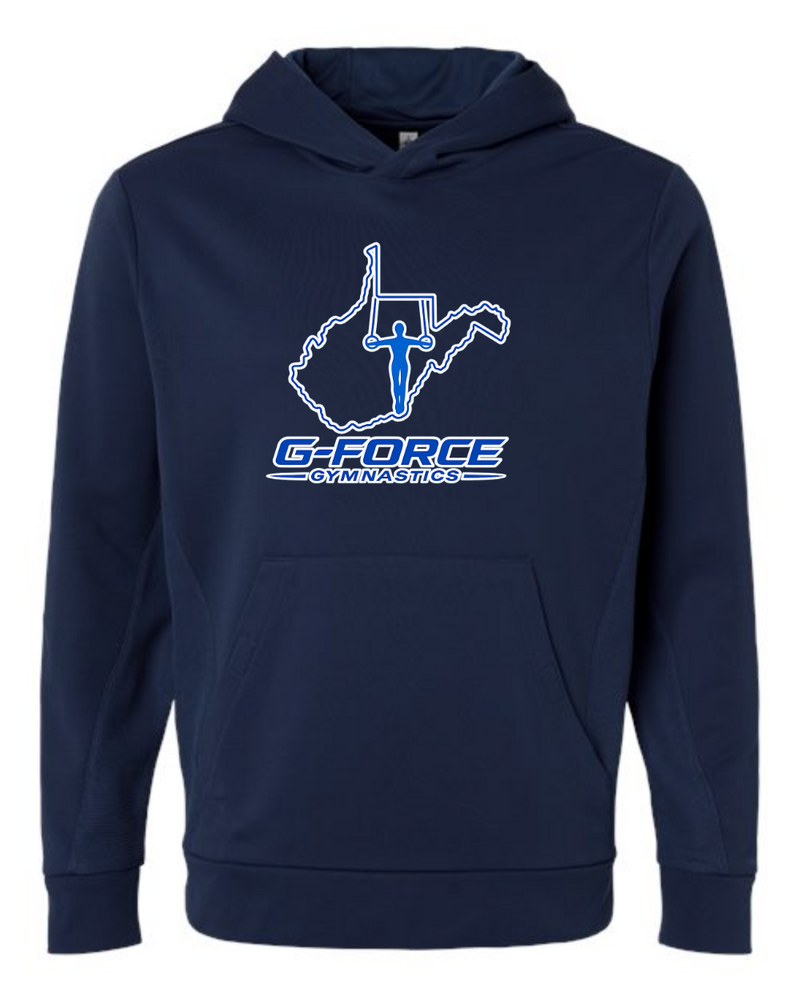 G-Force Gymnastics - Store Team 365 Unisex Squad Hooded Tech Fleece Pullover - Design 17