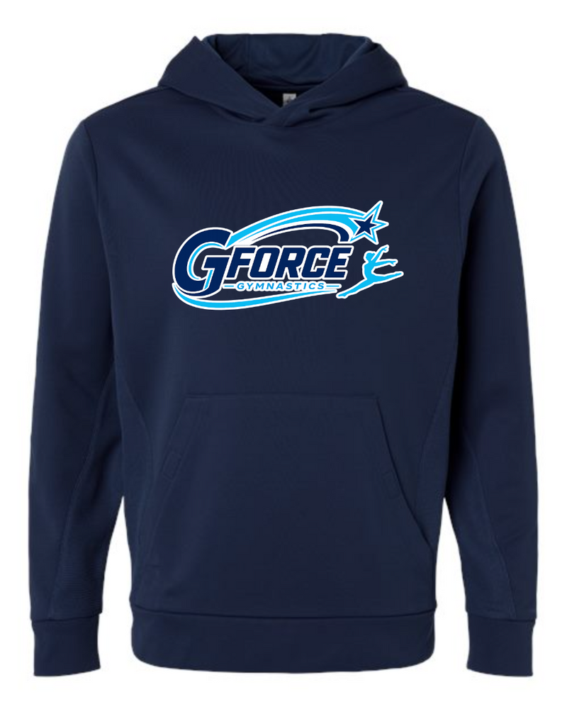 G-Force Gymnastics - Store Team 365 Unisex Squad Hooded Tech Fleece Pullover - Design 15