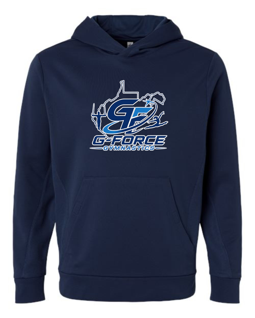 G-Force Gymnastics - Store Team 365 Unisex Squad Hooded Tech Fleece Pullover - Design 13