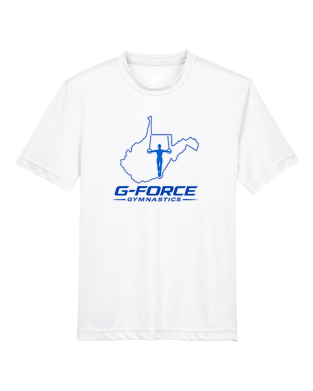 G-Force Gymnastics - Store Team 365 Youth Zone Performance T-Shirt - Design 9