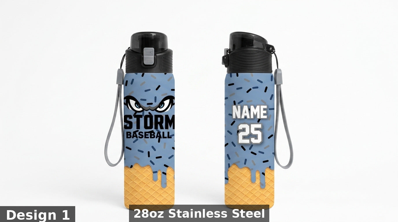 Hub City Storm Custom Water Bottle