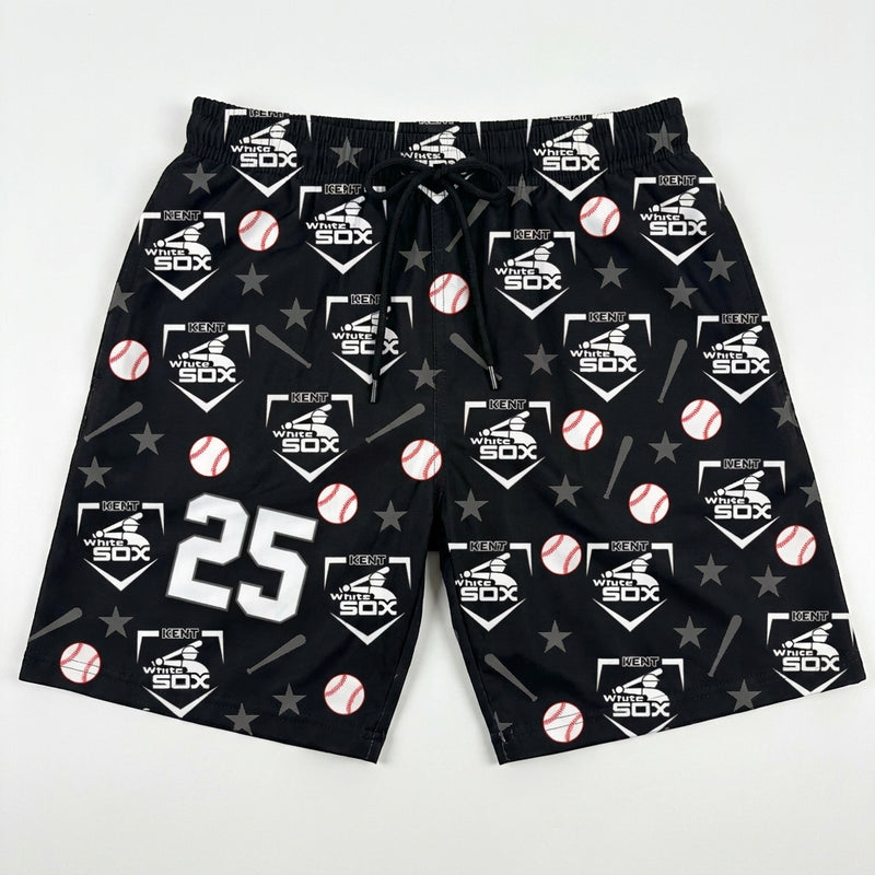 Kent White Sox Custom Athletic Shorts