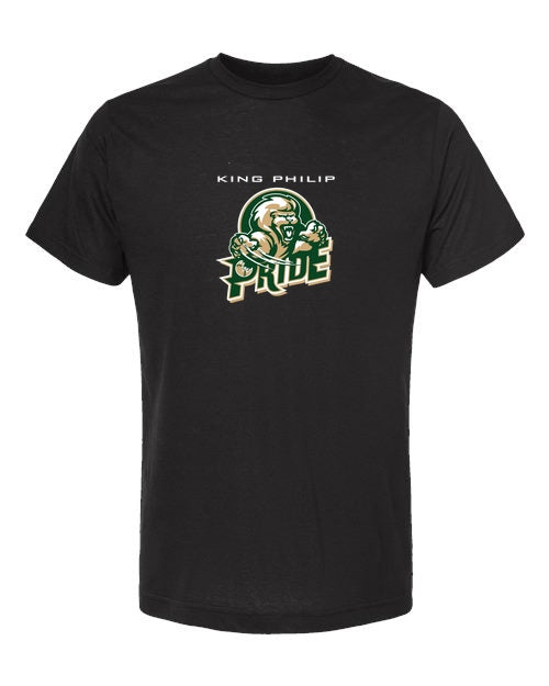 KP Pride Men's Biloxi Performance Colorblocked Hooded Long Sleeve T-Shirt - Black