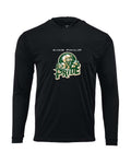 KP Pride Paragon Unisex Bahama Performance Hooded Long Sleeve T-Shirt - Black