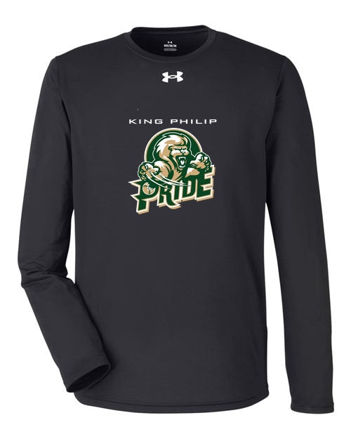 KP Pride Under Armour Men's Team Tech Long Sleeve T-Shirt - Black