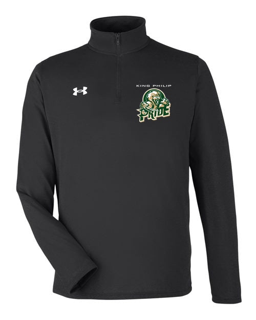 KP Pride Under Armour Men's Team Tech Quarter-Zip Pullover - Black
