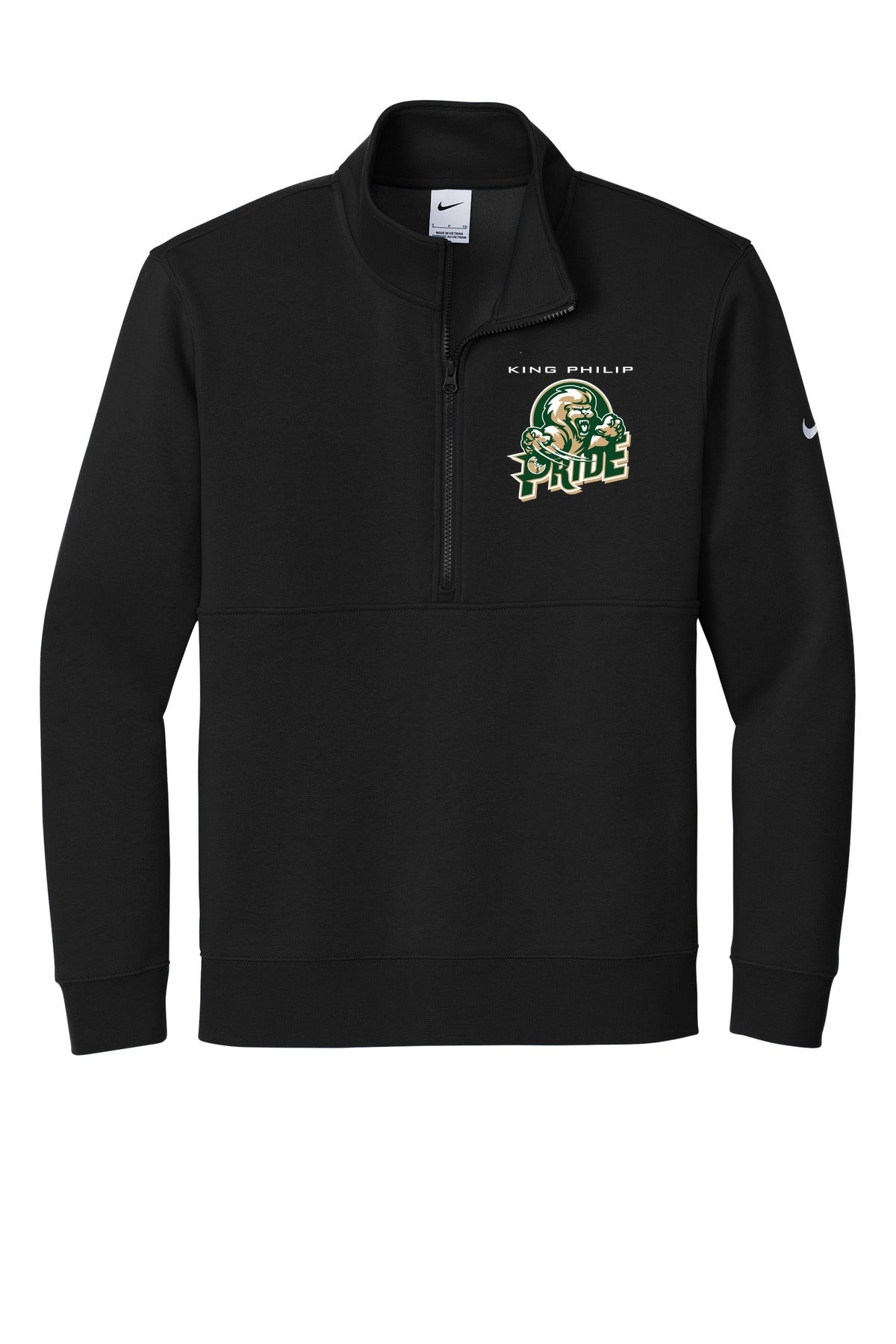 KP Pride Nike Club Fleece Sleeve Swoosh 1/2-Zip NKDX6718 - Black