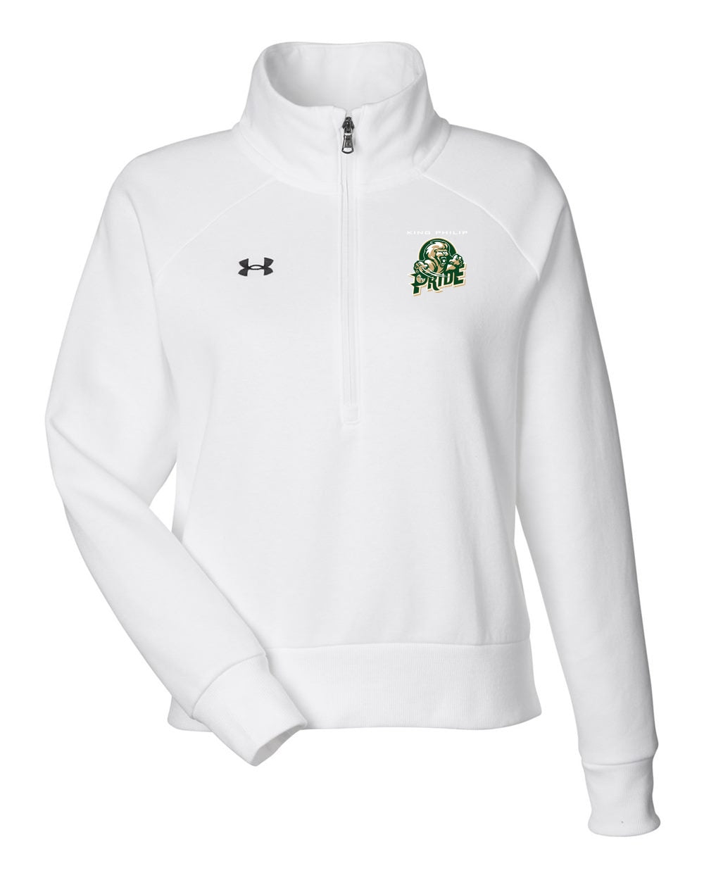 KP Pride UA Women's Rival Fleece Half Zip - Black