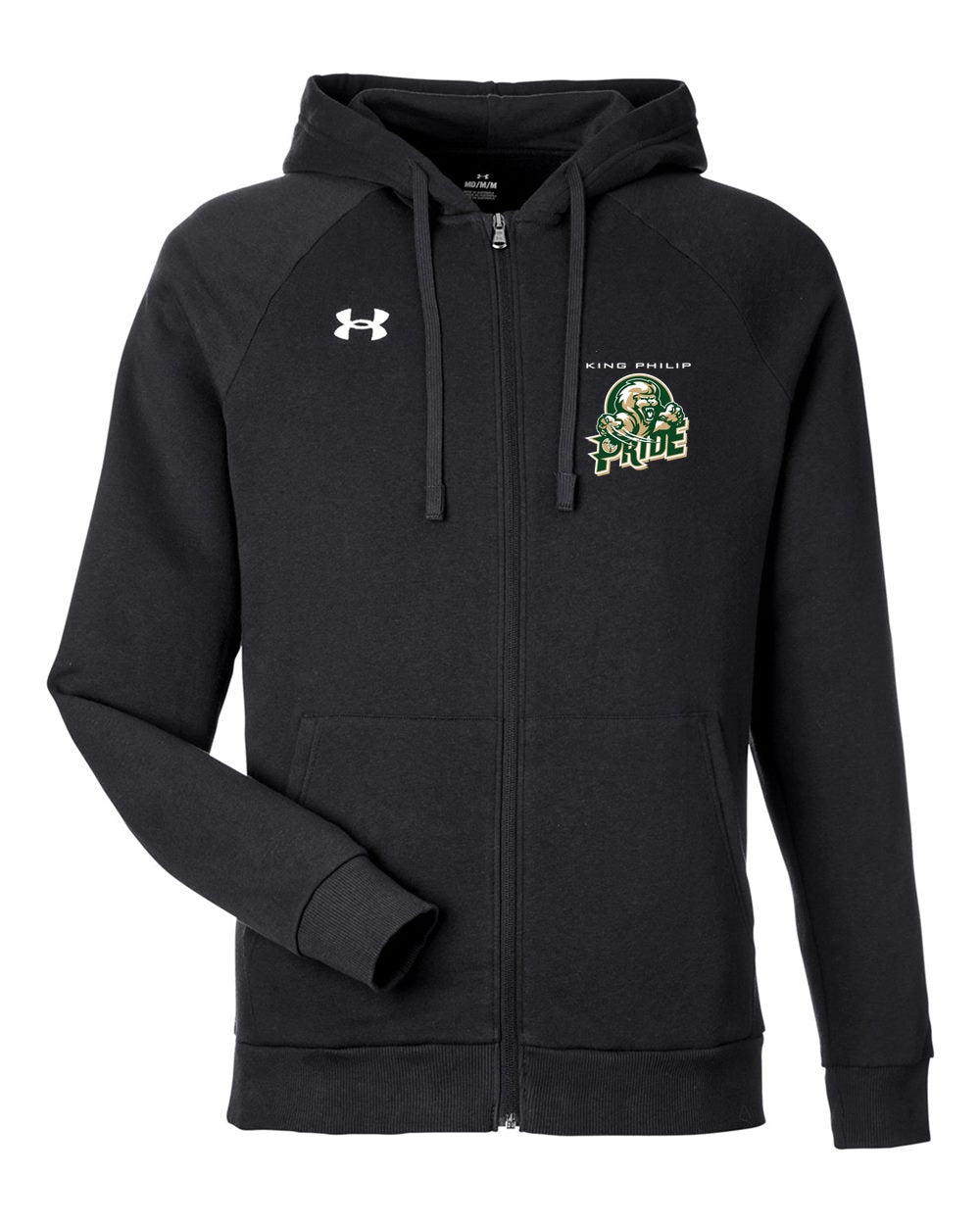 KP Pride Under Armour Men's Team Knit Full Zip - Black