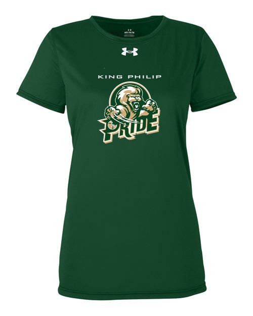 KP Pride UA Women's Team Tech Short Sleeve - Forest