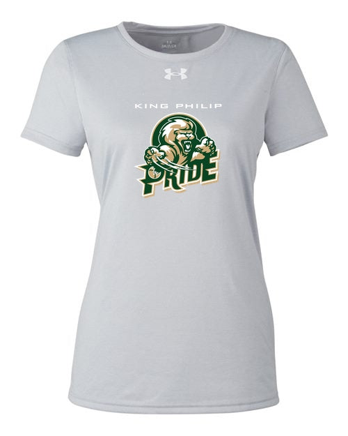 KP Pride UA Women's Team Tech Short Sleeve - Graphite