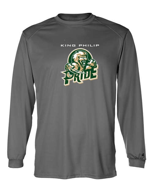 KP Pride Badger Core Longsleeve Tee - Graphite