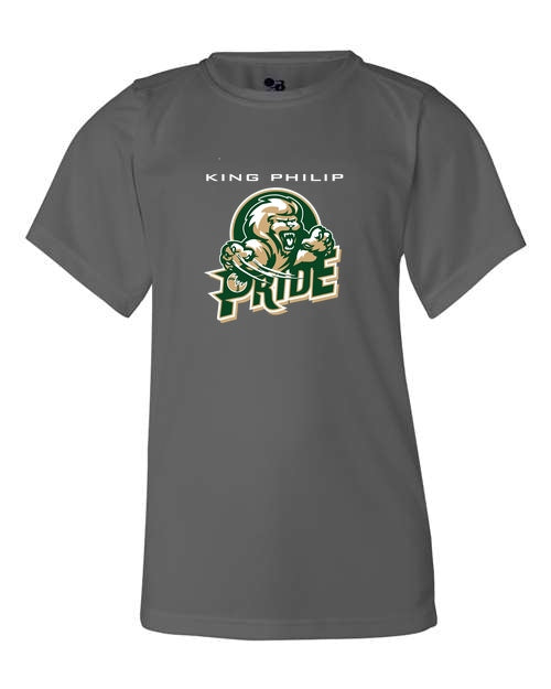 KP Pride Badger Youth Core Tee - Graphite