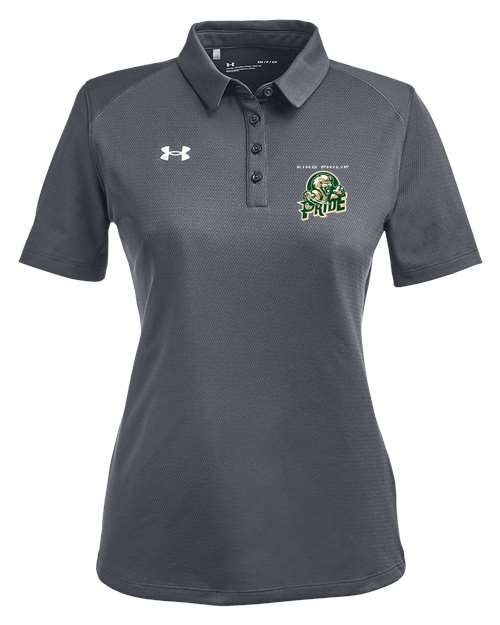 KP Pride UA Women's Team Tech Polo - Graphite
