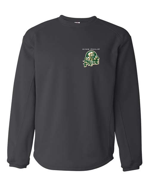 KP Pride Badger Adult C2 Fleece Crew - Graphite