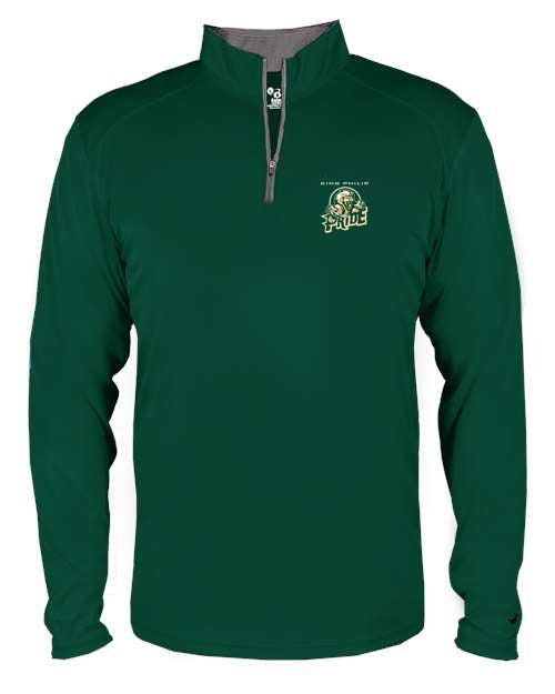 KP Pride Badger Youth B-Core 1/4 Zip - Forest