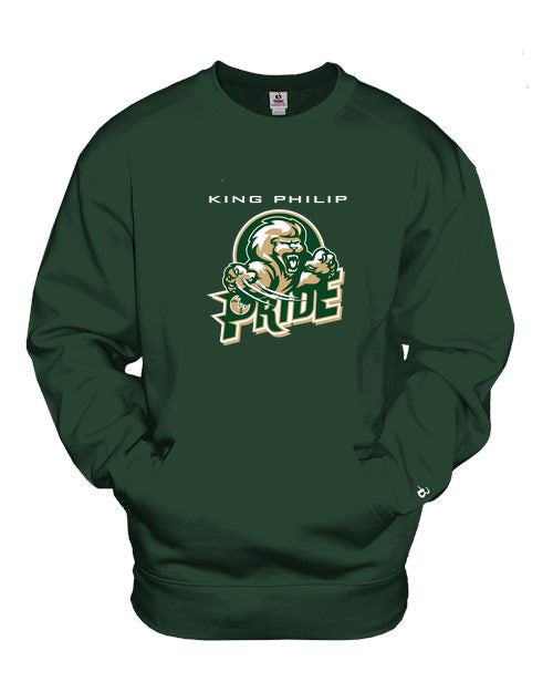 KP Pride Badger Youth C2 Fleece Crew - Forest