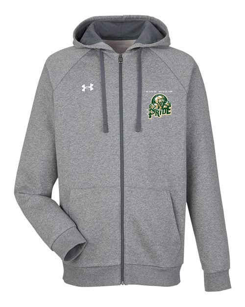 KP Pride Under Armour Men's Team Knit Full Zip - Graphite