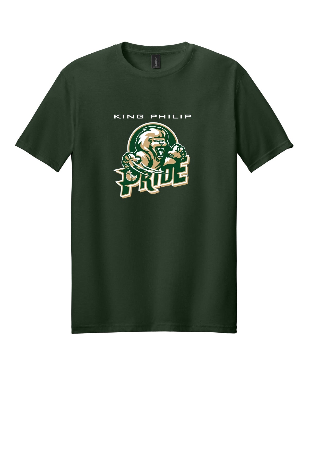 KP Pride Gildan Softstyle T-Shirt. 64000 - Forest