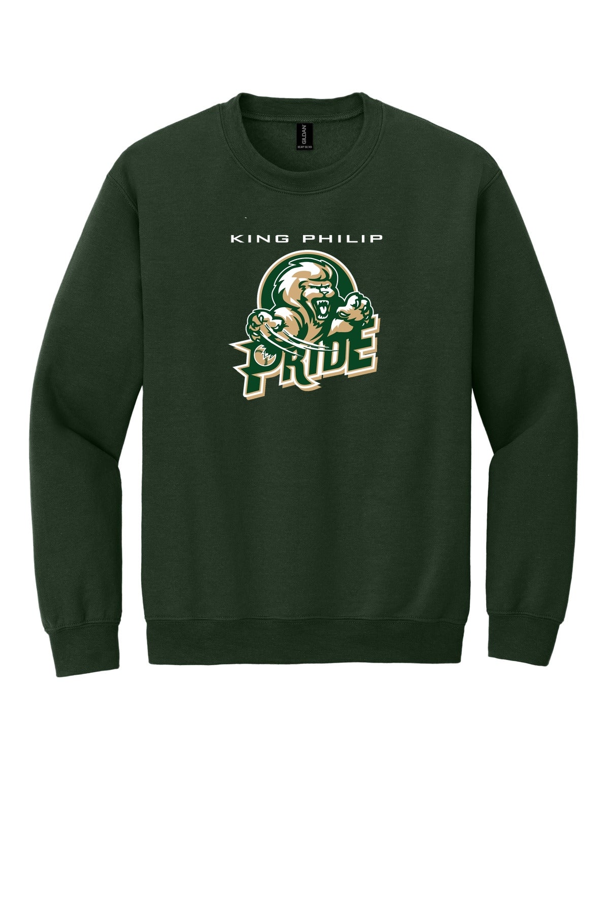 KP Pride Gildan Unisex Heavy Blend Crewneck Sweatshirt - 18000 - Forest