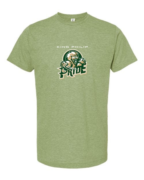 KP Pride Men's Biloxi Performance Colorblocked Hooded Long Sleeve T-Shirt - Forest