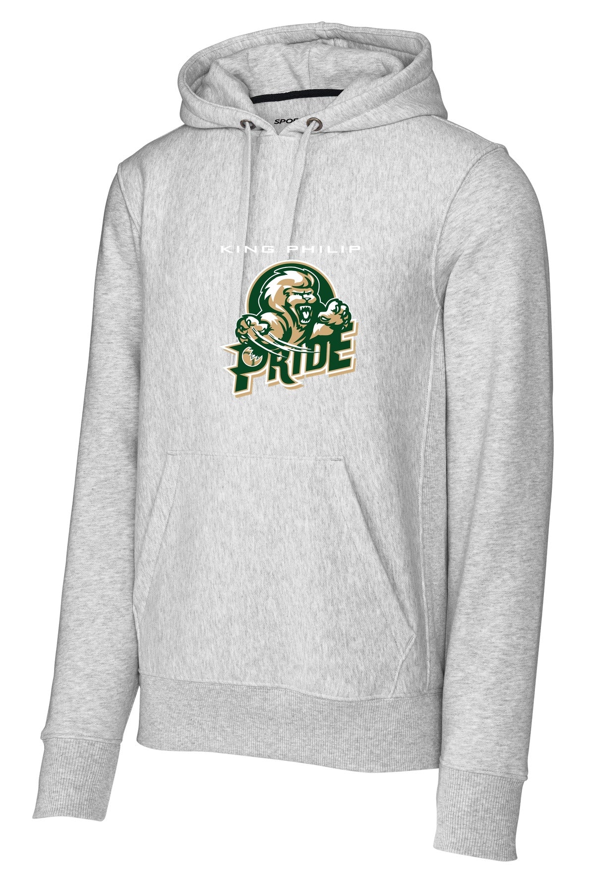 KP Pride Sport-Tek Super Heavyweight Pullover Hooded Sweatshirt - Graphite