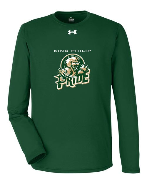 KP Pride Under Armour Men's Team Tech Long Sleeve T-Shirt - Forest