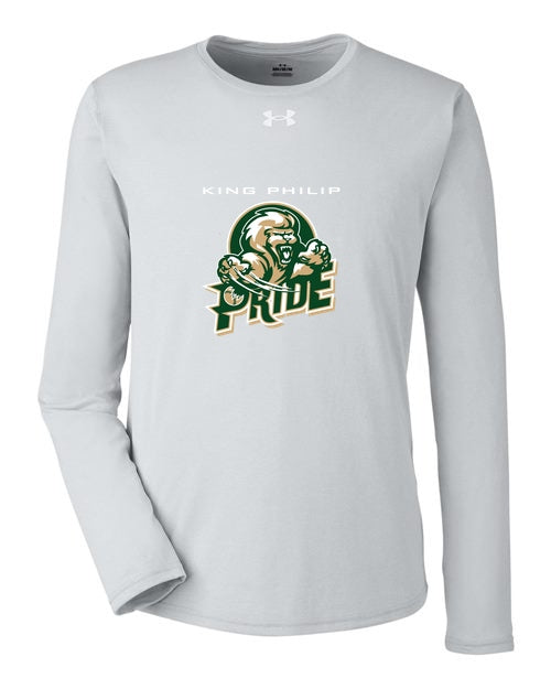 KP Pride Under Armour Men's Team Tech Long Sleeve T-Shirt - Graphite