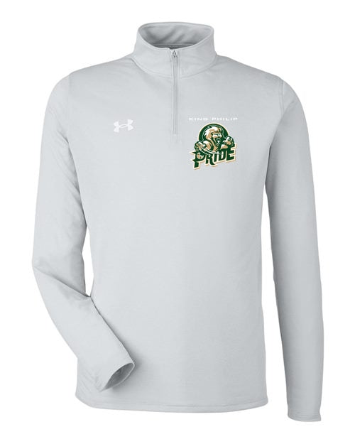KP Pride Under Armour Men's Team Tech Quarter-Zip Pullover - Graphite