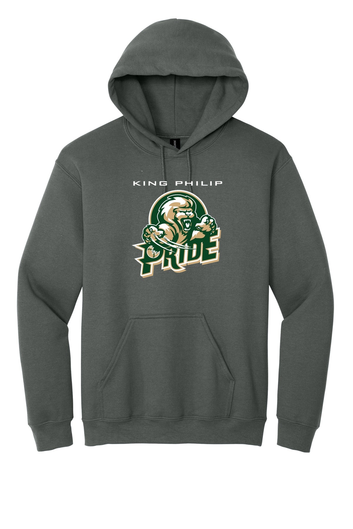 KP Pride Gildan - Heavy Blend Hooded Sweatshirt. 18500 - Graphite
