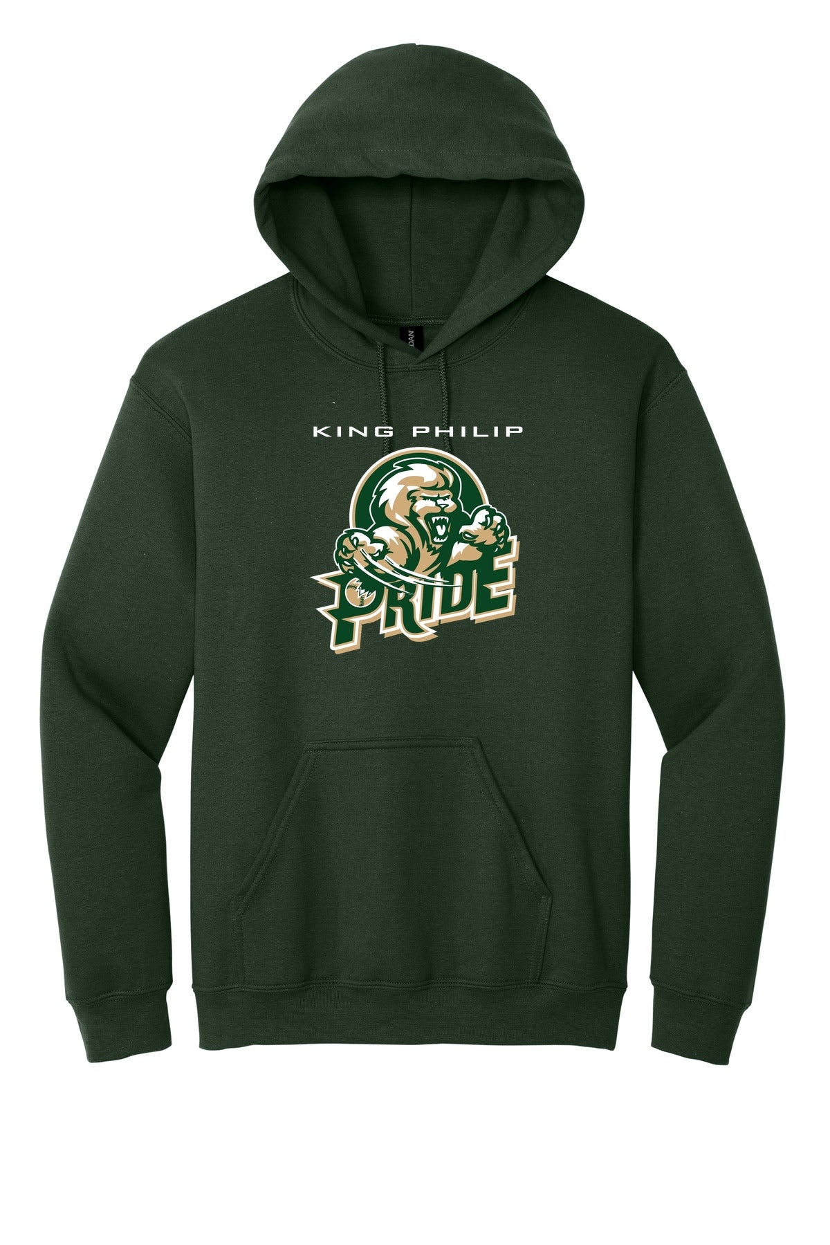KP Pride Gildan - Heavy Blend Hooded Sweatshirt. 18500 - Forest