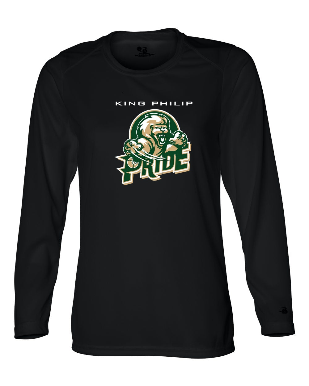 KP Pride Badger B-Core Ladies Long Sleeve Tee - Black