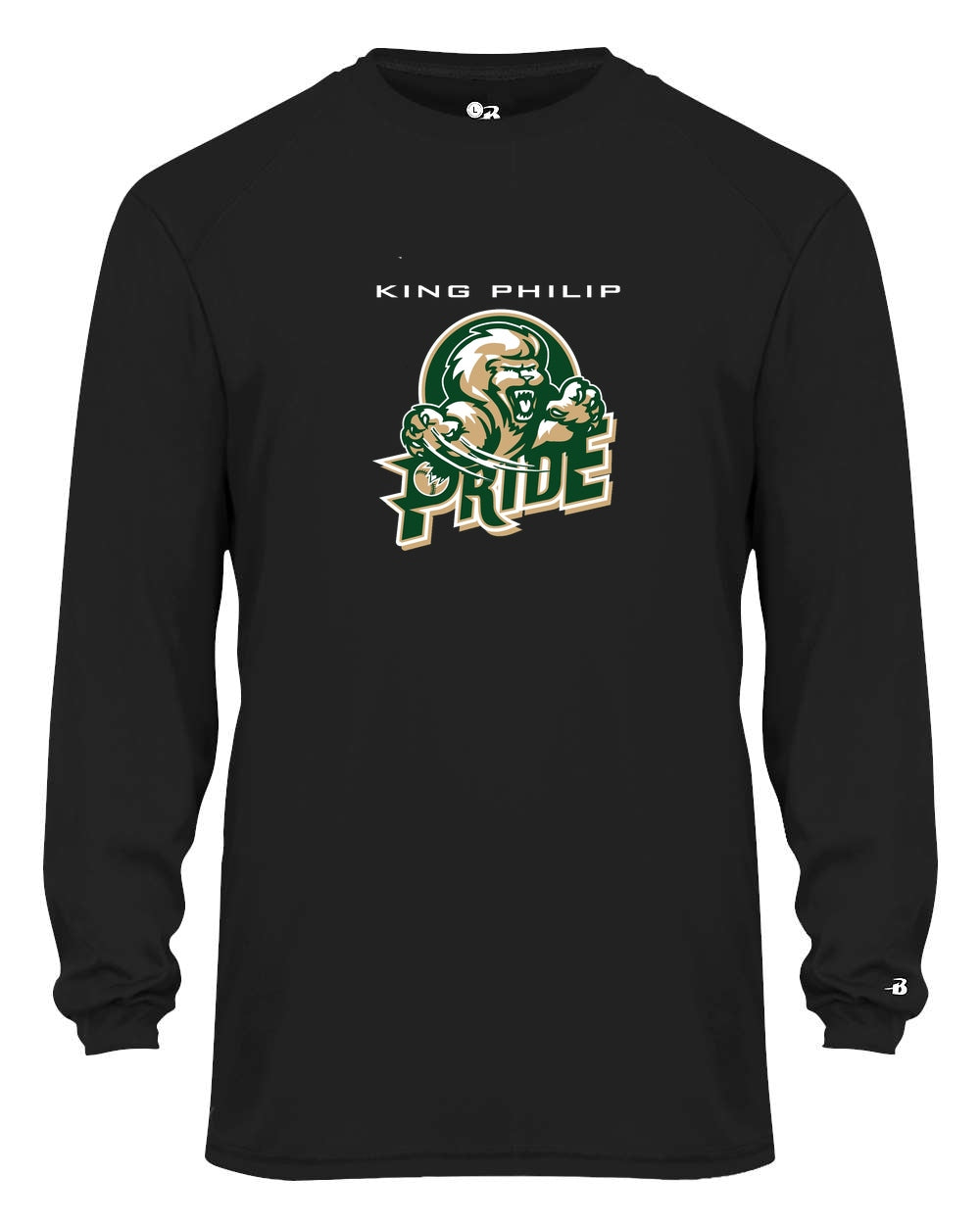 KP Pride Badger Youth B-Core Longsleeve Tee - Black
