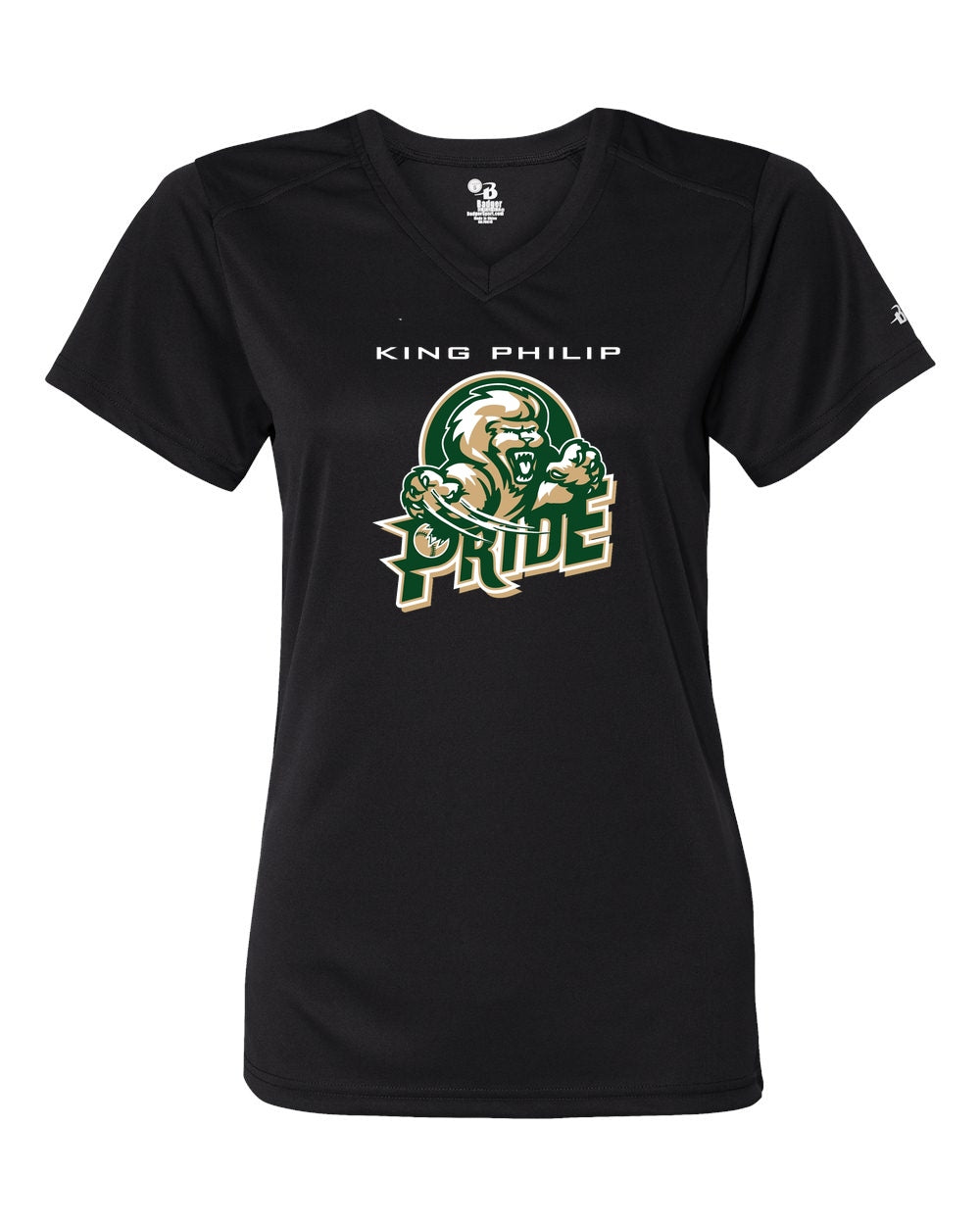KP Pride Badger B-Core Ladies V-Neck Tee - Black