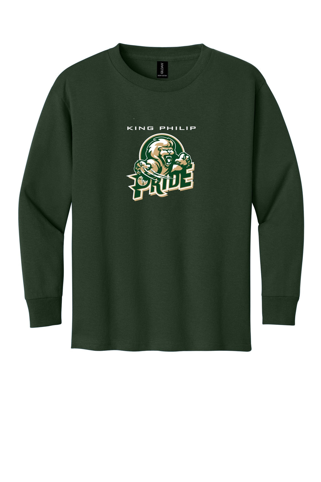 KP Pride Gildan® Youth Heavy Cotton 100% Cotton Long Sleeve T-Shirt. 5400B