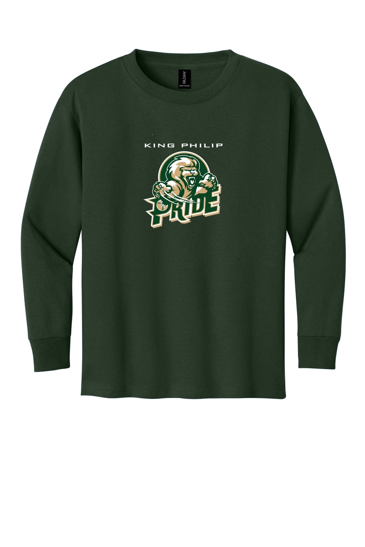KP Pride Gildan® Youth Heavy Cotton 100% Cotton Long Sleeve T-Shirt. 5400B