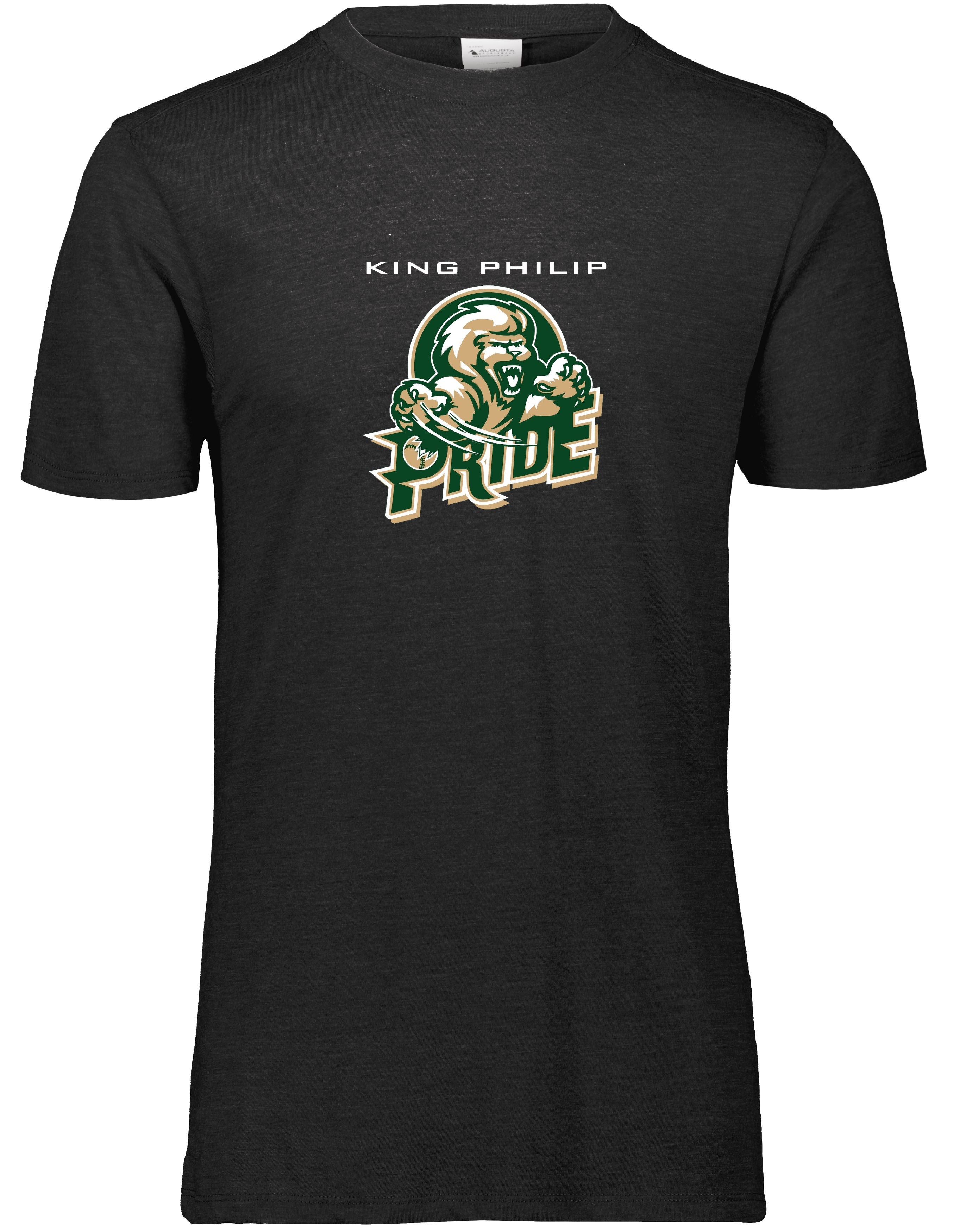KP Pride Augusta Youth Tri-Blend T-Shirt - Black