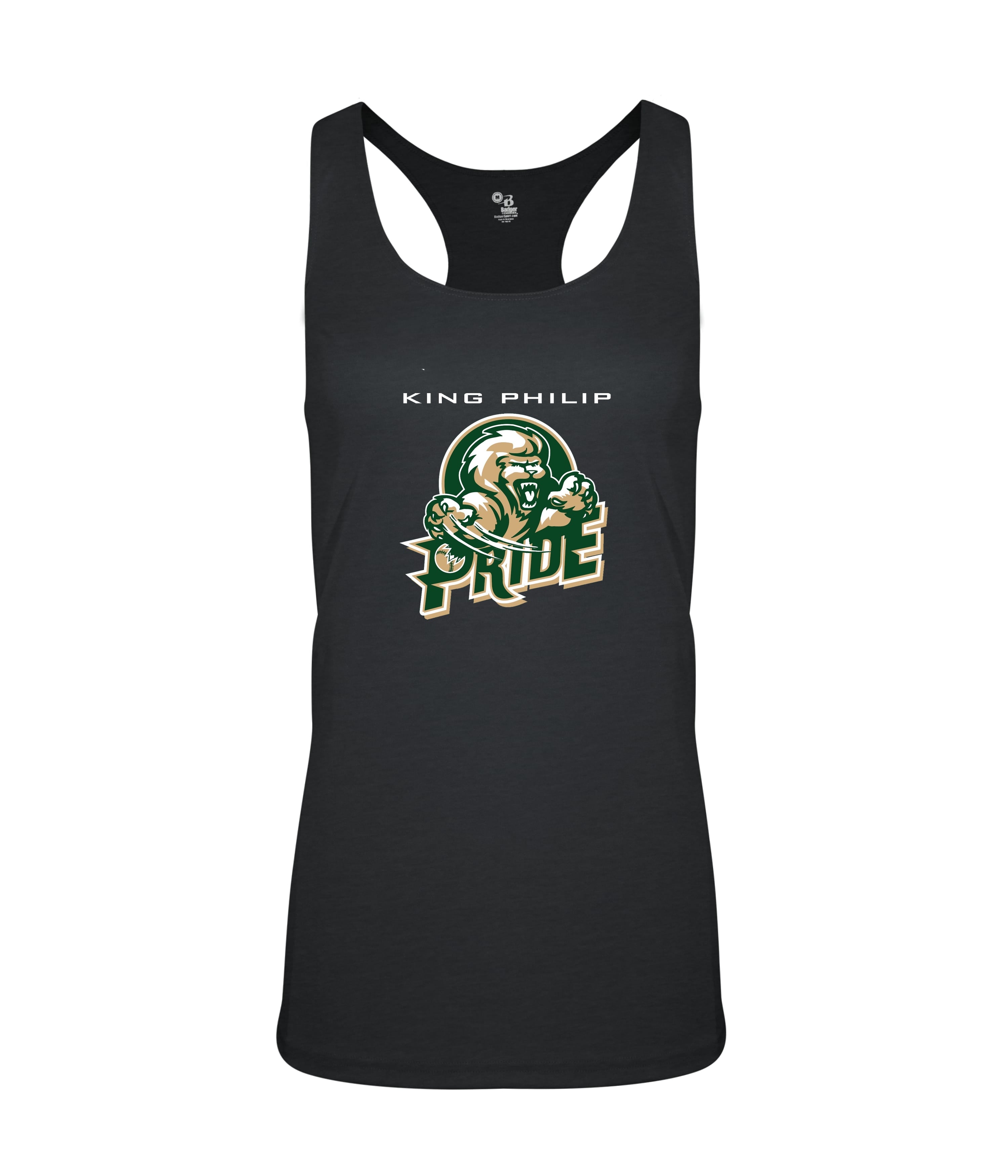 KP Pride Augusta Ladies Tri-Blend T-Shirt - Black