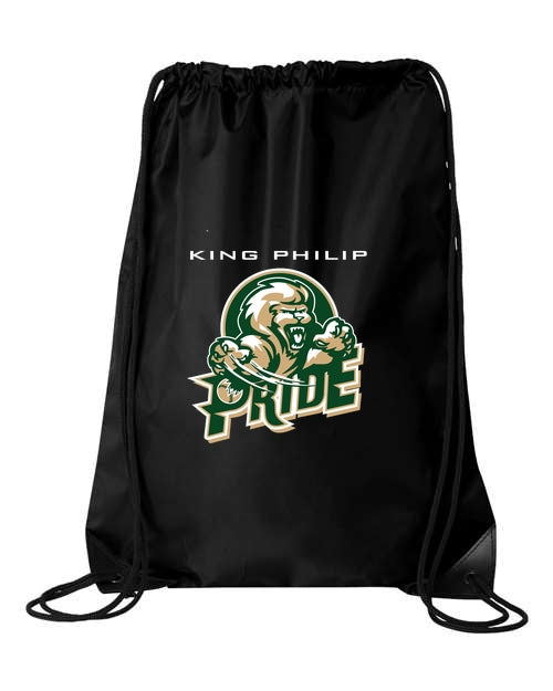 KP Pride Drawstring Backpack - Black