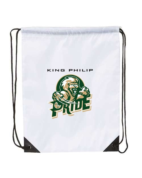 KP Pride Drawstring Backpack - White