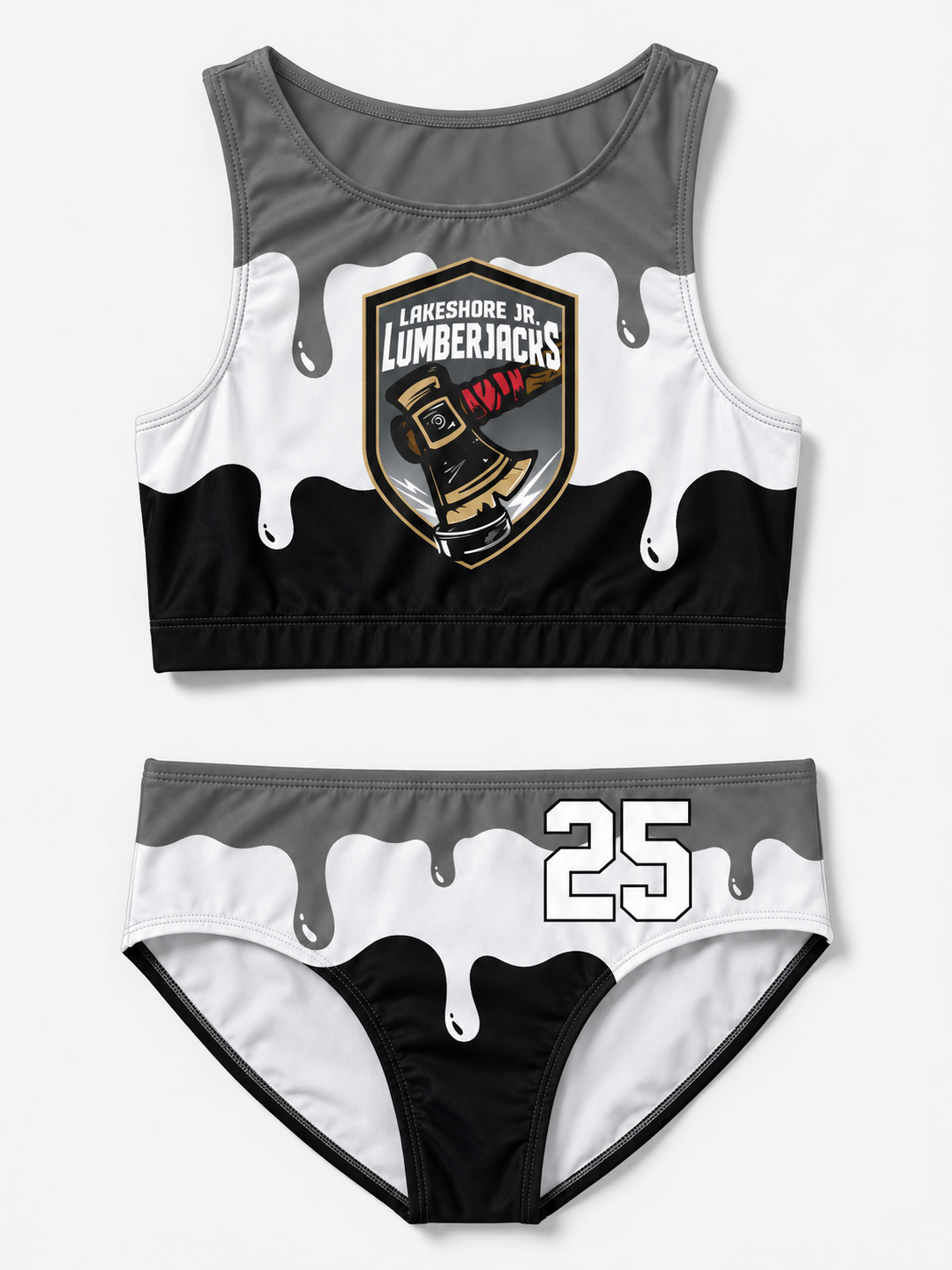Lakeshore Jr. Jacks Custom Swim Trunks - Design 2