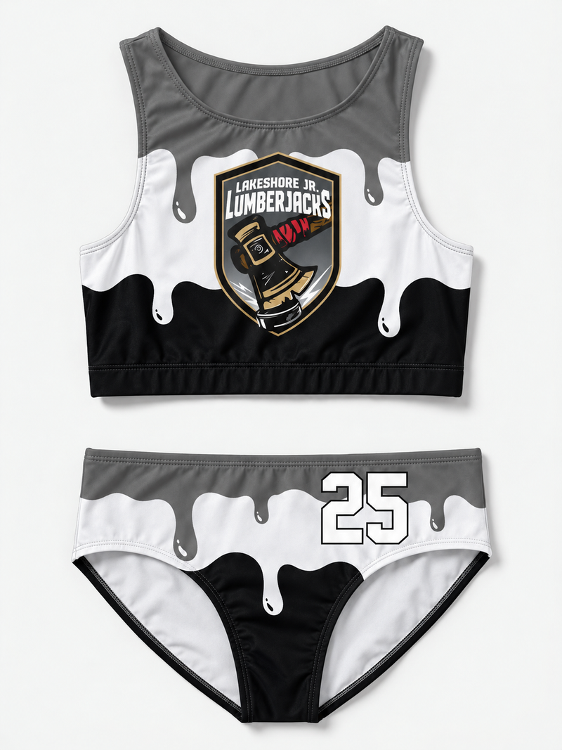 Lakeshore Jr. Jacks Custom Swim Trunks - Design 2